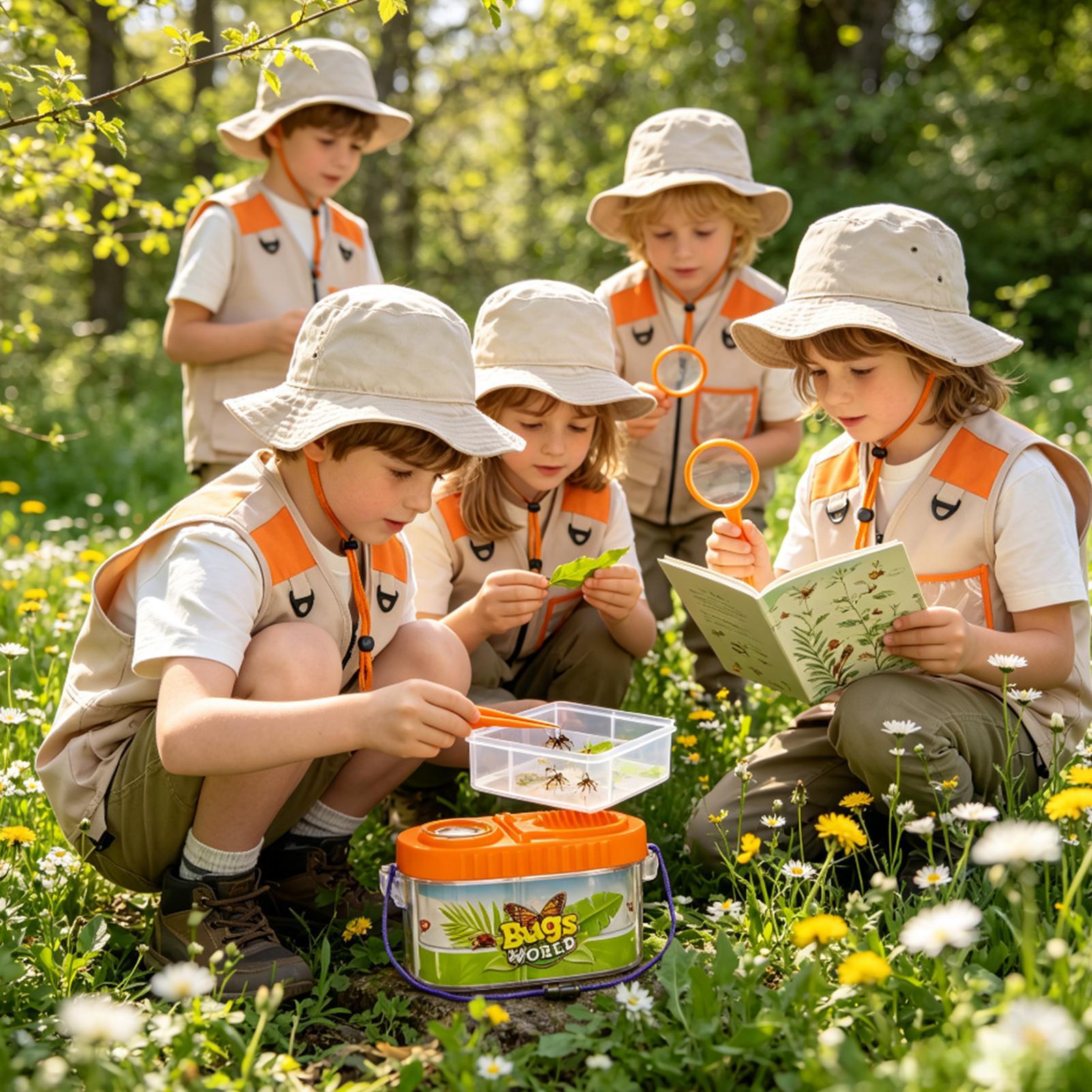 Kinder-Abenteuer-Set mit Lupe  – Outdoor Adventure Kit For Kids Bewertung und Preis