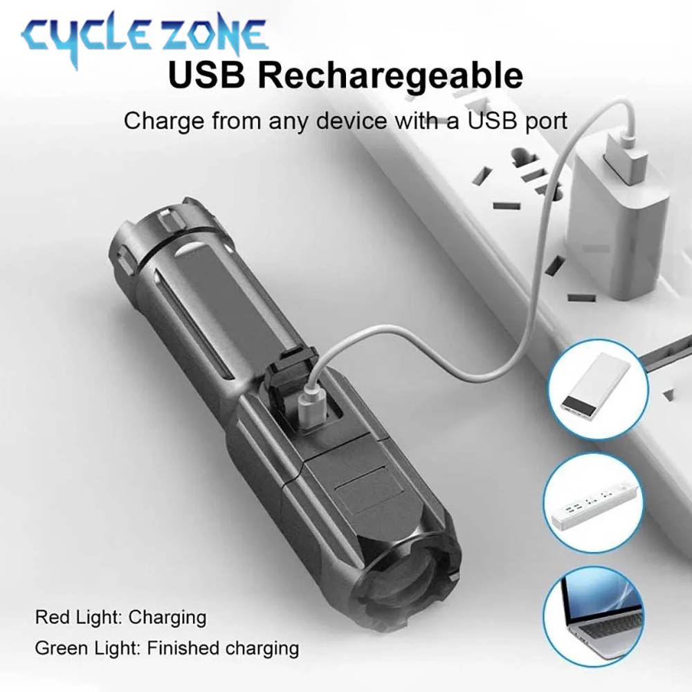 Tragbare LED-Taschenlampe, USB – Outdoor Adventure Zone Bewertung und Preis