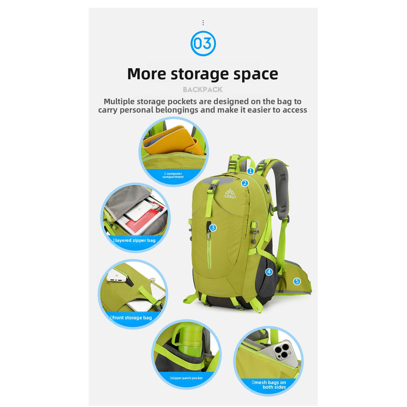 AZELA 36-55L Wanderrucksack Gr – Outdoor Adventure Backpack Bewertung und Preis