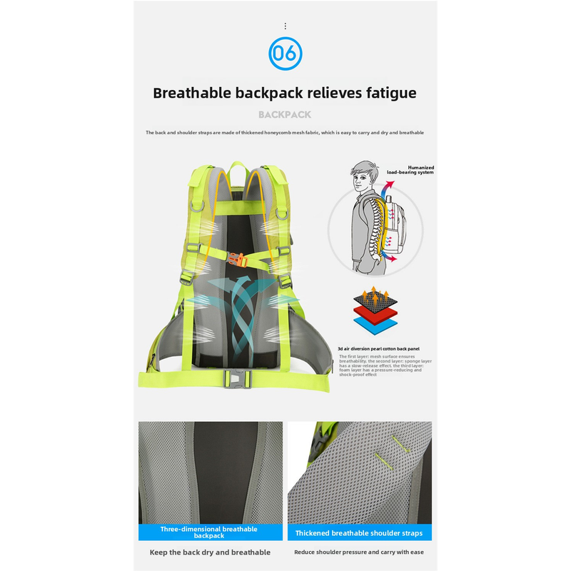 AZELA 36-55L Wanderrucksack Gr – Outdoor Adventure Backpack Bewertung und Preis